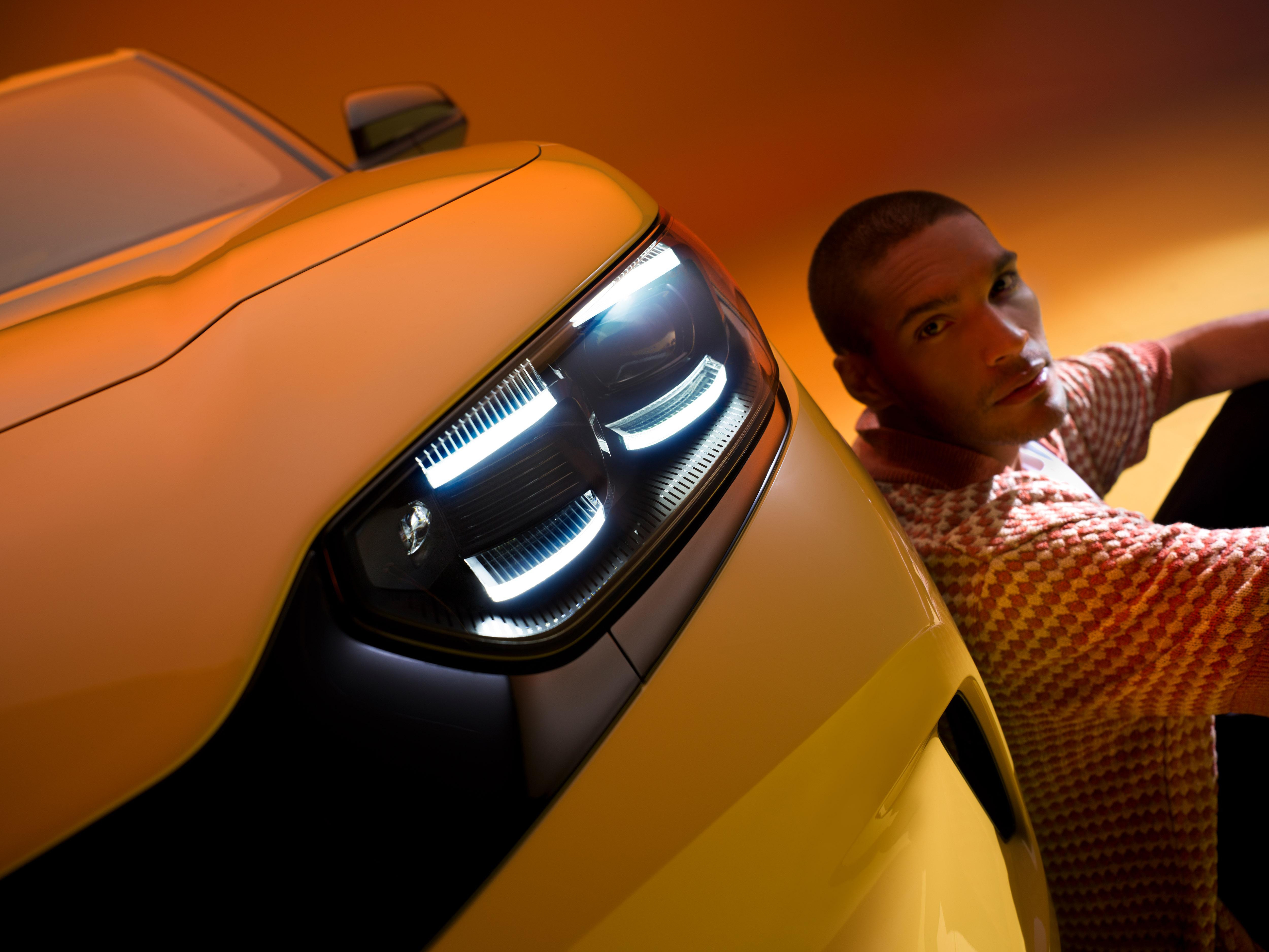 New Ford Capri headlights